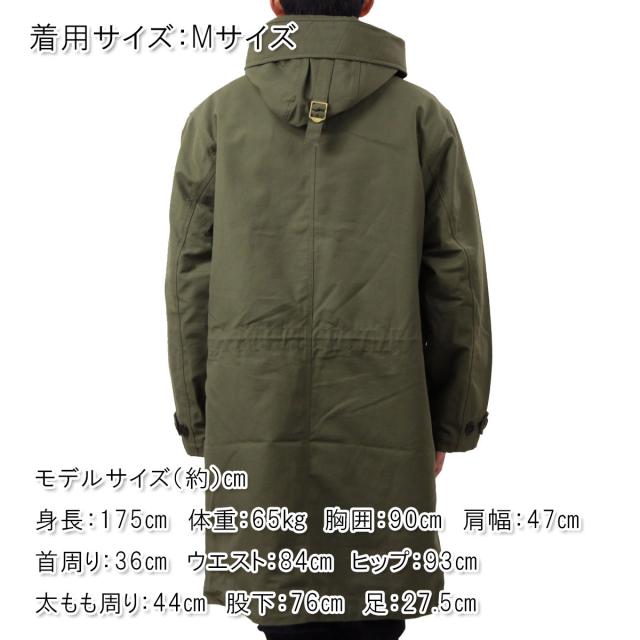 ヌーディージーンズ メンズ モッズコート 正規販売店 Nudie Jeans アウター ジャケット ERIK MILITARY PARKA MODS JACKET 160744 G03 OLIVE 父の日 プレゼント ラッピング_1