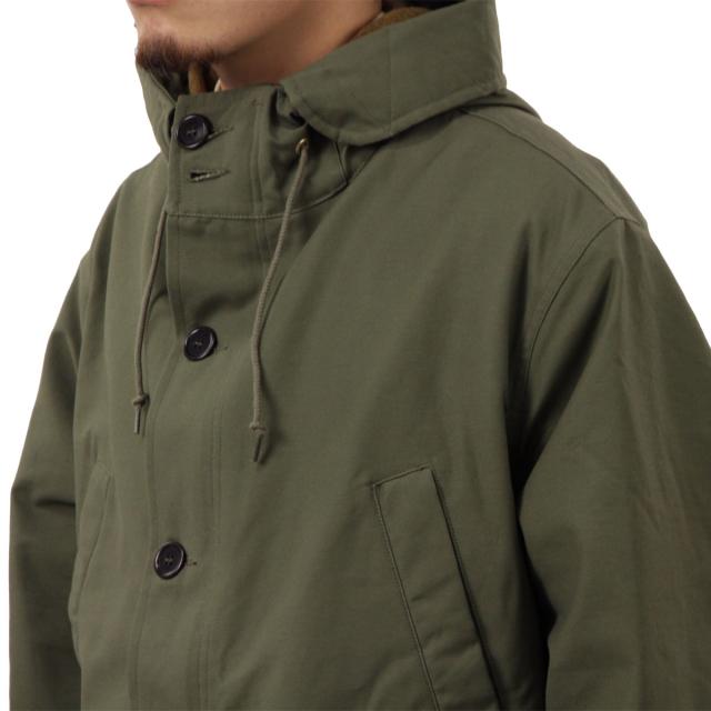 ヌーディージーンズ メンズ モッズコート 正規販売店 Nudie Jeans アウター ジャケット ERIK MILITARY PARKA MODS JACKET 160744 G03 OLIVE 父の日 プレゼント ラッピング_3