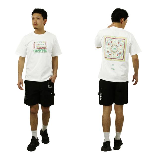 リバーサル メンズ 半袖Tシャツ 正規販売店 REVERSAL コットン クルーネック ロゴ バックプリント BOKH BIG MARK COTTON TEE ﾎﾜｲﾄ rv26ss001 WH WHITE 父の日 プレゼント ラッピング_8