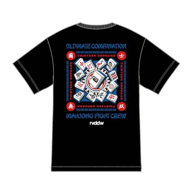 予約商品 6月頃入荷予定 リバーサル メンズ 半袖Tシャツ 正規販売店 REVERSAL コットン バックプリント 麻雀 MAHJONG COTTON TEE ﾌﾞﾗｯｸ rv26ss009 BK BLACK