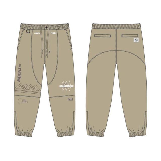 予約商品 3月頃入荷予定 リバーサル メンズ リネンパンツ 正規販売店 REVERSAL ボトムス ロングパンツ NOMAD FIGHTER LINEN PANTS ﾍﾞｰｼﾞｭ rv26ss401 BE BEIGE