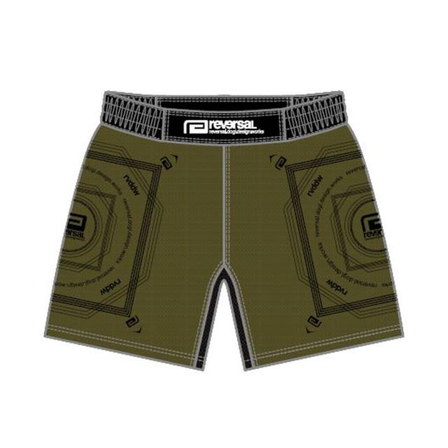 予約商品 4月頃入荷予定 リバーサル メンズ ファイトパンツ 正規販売店 REVERSAL ボトムス ショートパンツ MANDALAS FIGHT SHORTS ｵﾘｰﾌﾞ rv26ss602 OL OLIVE