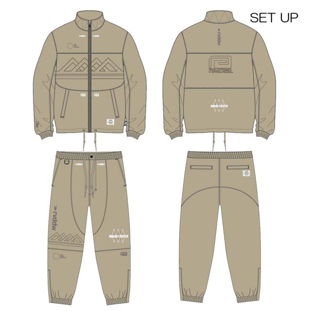 予約商品 3月頃入荷予定 リバーサル メンズ セットアップ 正規販売店 REVERSAL リネン ジャケット ロングパンツ NOMAD FIGHTER LINEN JACKET & PANTS SET UP ﾍﾞｰｼﾞｭ rv26ss302 rv26ss401 BE BEIGE