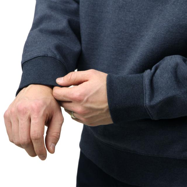 スコッチアンドソーダ メンズ スウェット 正規販売店 SCOTCH&SODA トレーナー 長袖 クルーネック FRONT ARTWORK RELAXED FIT FLEECE SWEAT SHIRT CARBON MELANGE (NAVY) 182316 021 54406 76_5