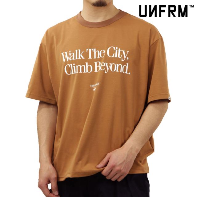 ユニフォーム アウトドア スタンダード メンズ 半袖Tシャツ 正規販売店 UNFRM OUTDOOR STANDARD クルーネック ヘビーウェイト AEROKNOT HEAVYWEIGHT "WTCB" BOX T-SHIRT MADE IN JAPAN SS-8418-CL2 CLAY 父の日 プレゼント ラッピング