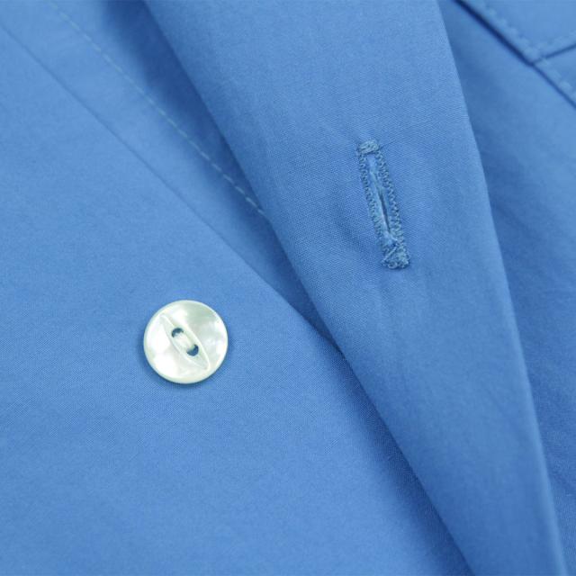 ヒューストン メンズ 半袖シャツ 正規販売店 HOUSTON ボタンダウン カジュアルシャツ CUBA SHIRT 41305 BL BLUE_7