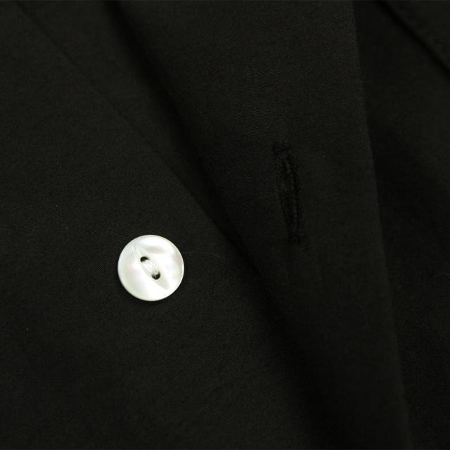 ヒューストン メンズ 半袖シャツ 正規販売店 HOUSTON ボタンダウン カジュアルシャツ CUBA SHIRT 41305 BK BLACK_7