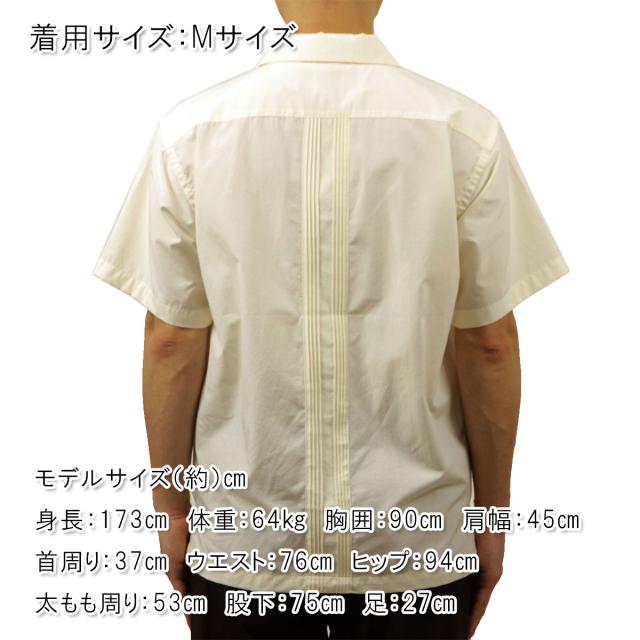 ヒューストン メンズ 半袖シャツ 正規販売店 HOUSTON ボタンダウン カジュアルシャツ CUBA SHIRT 41305 OF OFF WHITE_1