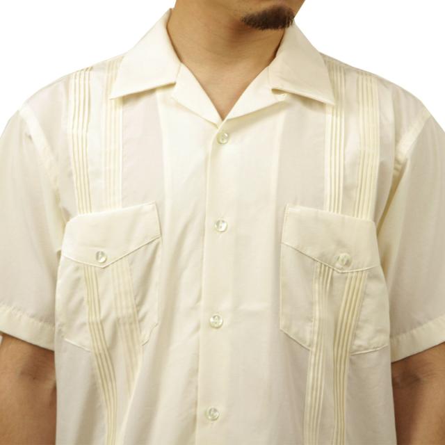 ヒューストン メンズ 半袖シャツ 正規販売店 HOUSTON ボタンダウン カジュアルシャツ CUBA SHIRT 41305 OF OFF WHITE_2