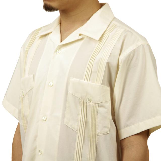 ヒューストン メンズ 半袖シャツ 正規販売店 HOUSTON ボタンダウン カジュアルシャツ CUBA SHIRT 41305 OF OFF WHITE_3