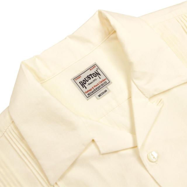 ヒューストン メンズ 半袖シャツ 正規販売店 HOUSTON ボタンダウン カジュアルシャツ CUBA SHIRT 41305 OF OFF WHITE_5
