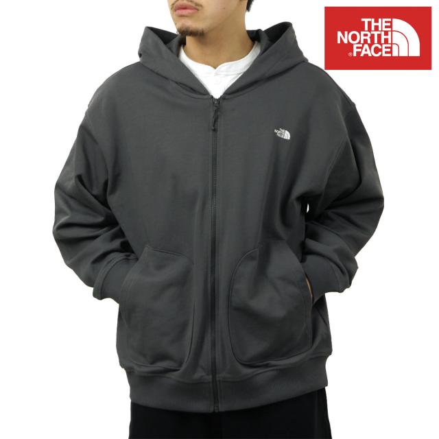 ノースフェイス メンズ パーカー 正規品 THE NORTH FACE ジップアップ オーバーサイズ アウター 海外限定 U ESSENTIAL OVERSIZE FULL ZIP HOODIE ANTHRACITE GREY CHACOLE NF0A8GQG RHI 父の日 プレゼント ラッピング
