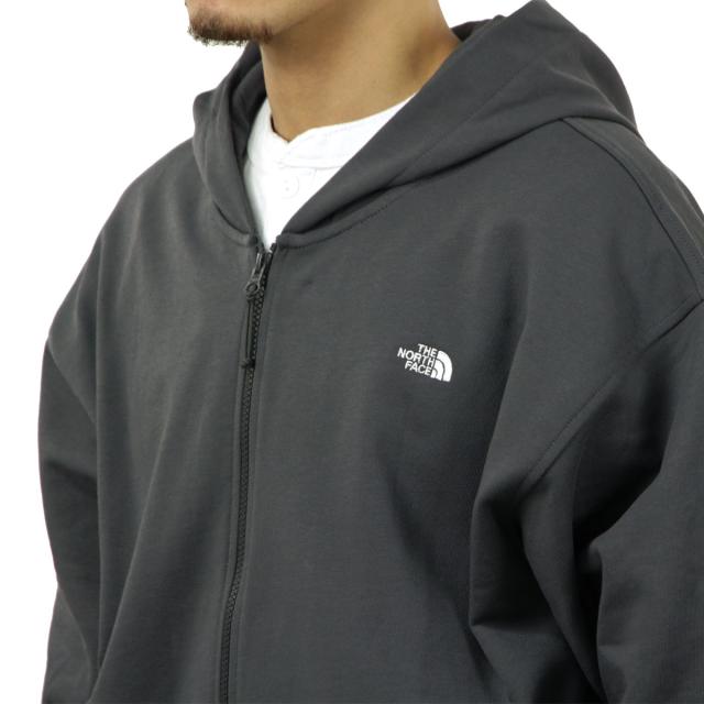 ノースフェイス メンズ パーカー 正規品 THE NORTH FACE ジップアップ オーバーサイズ アウター 海外限定 U ESSENTIAL OVERSIZE FULL ZIP HOODIE ANTHRACITE GREY CHACOLE NF0A8GQG RHI 父の日 プレゼント ラッピング_3