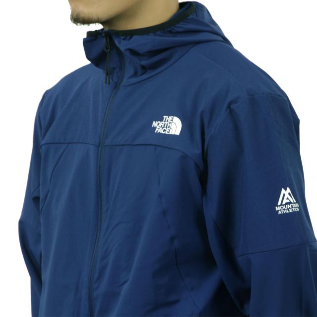 ノースフェイス メンズ ジャケット 正規品 THE NORTH FACE ジップアップ ストレッチ アウター 海外限定 M MOUNTAIN ATHLETICS USHBA HOODED JACKET ESTATE BLUE NF0A8G8E D1R_3