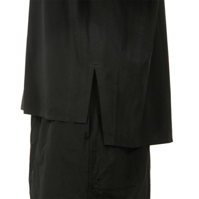 ワイスリー メンズ 半袖シャツ 正規品 Y-3 ボタンダウン ロゴ カジュアルシャツ M LT WOV SHIRT BLACK KF6044_4