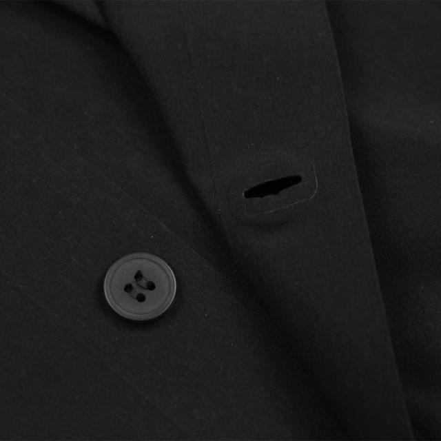 ワイスリー メンズ 半袖シャツ 正規品 Y-3 ボタンダウン ロゴ カジュアルシャツ M LT WOV SHIRT BLACK KF6044_7