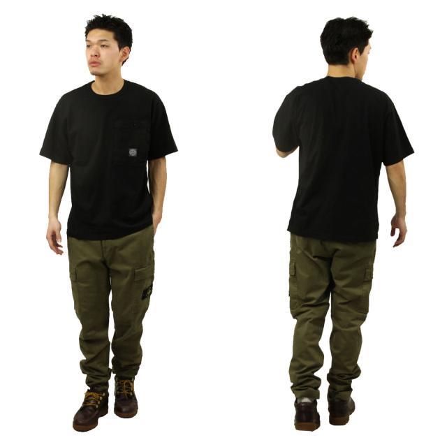 ストーンアイランド メンズ 半袖Tシャツ 正規品 STONE ISLAND クルーネック コットン ポケT COMBED ORGANIC COTTON JERSEY GARMENT DYED SHORT SLEEVE T-SHIRT WITH CHEST PACKET BLACK 2100004 S0115 V0029_8