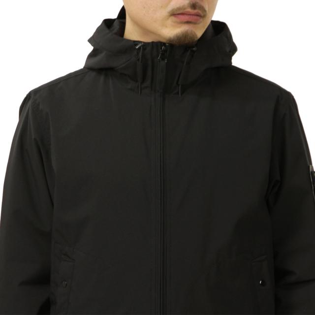 ストーンアイランド メンズ パデッドジャケット 正規品 STONE ISLAND ジップアップ アウター SOFT SHELL-R_E.DYE TECHNOLOGY WITH PRIMALOFT WIND- AND WATER-RESISTANT PADDED JACKET BLACK 4100108 S0A27 V0029 父の日 プレゼント ラッピング_2