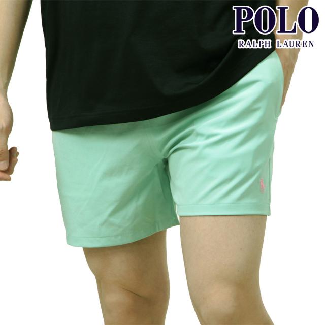 ポロ ラルフローレン メンズ スイムパンツ 正規品 POLO RALPH LAUREN ロゴ トランクス型 水着 WOVEN TRUNK SWIM PANTS CELADON 710B16721 003
