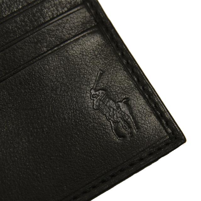 ポロ ラルフローレン メンズ レディース カードケース 正規品 POLO RALPH LAUREN レザー 名刺入れ アクセサリー LEATHER MULTI CC-CARD CASE BLACK 405913722 002_2