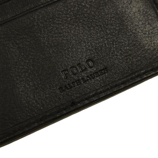 ポロ ラルフローレン メンズ レディース カードケース 正規品 POLO RALPH LAUREN レザー 名刺入れ アクセサリー LEATHER MULTI CC-CARD CASE BLACK 405913722 002_3
