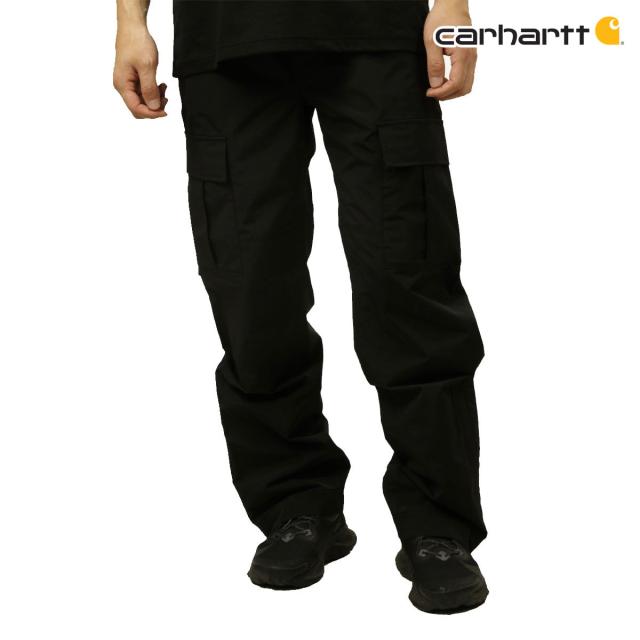 カーハート メンズ カーゴパンツ 正規品 CARHARTT ボトムス ワークパンツ BAYOU RELAXED FIT CARGO WORK PANTS BLACK 106491 N04