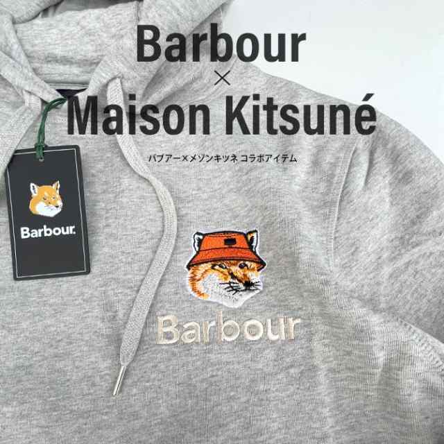 Barbour バブアー Maison Kitsune メゾンキツネ コラボ 裏起毛 ...