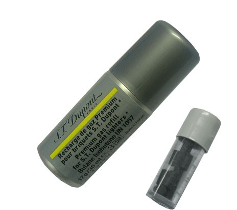 複数回注入型 新品正規品 デュポン(S.T.Dupont)ライター専用ガス(黄色