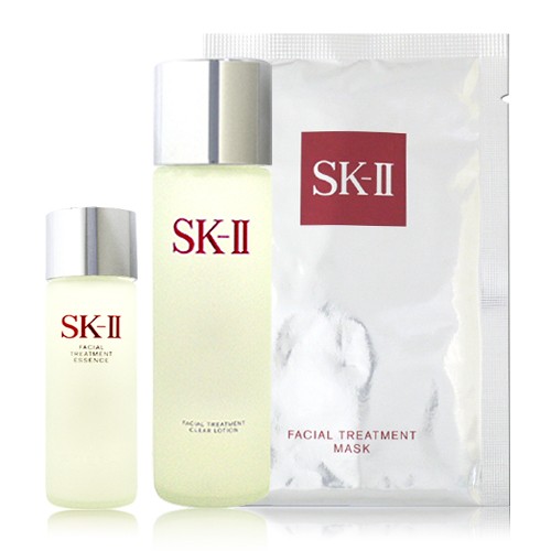 マックスファクター SK-II SK2 ピテラセット 【エッセンス 75ml ＋ クリアローション 30ml ＋ マスク 1枚】