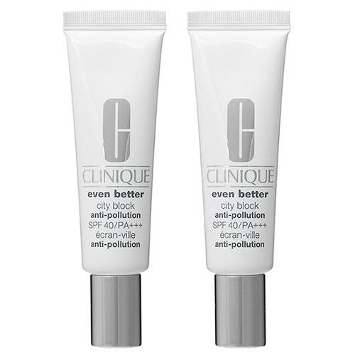 【セット】クリニーク CLINIQUE イーブンベター シティ ブロック ポリュテクション 40 SPF40/PA+++ 30mL 2個セットの通販は 8,345円
