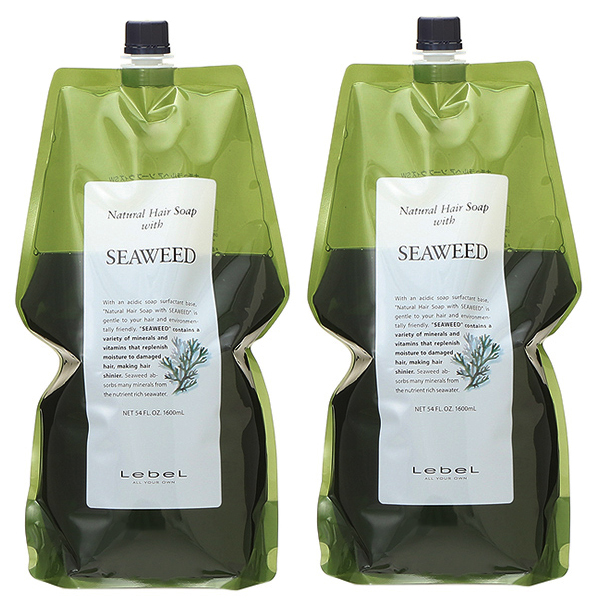 ナチュラルヘアソープ3 トリートメント2 1600ml ルベル ナチュラルヘアソープ & トリートメント 1600mL (詰替