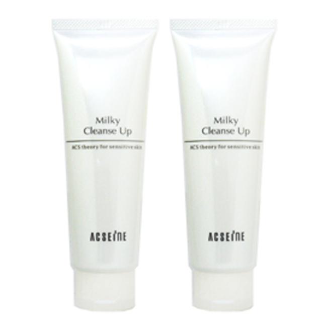 【セット】アクセーヌ ACSEINE ミルキィクレンズアップ 120g 2個セットの通販は