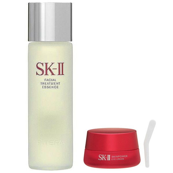 【セット】マックスファクター SK-II SK2 フェイシャル トリートメント エッセンス 230mL + スキンパワー アイクリーム 15g