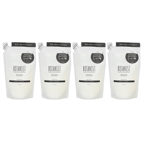 【セット】 ボタニスト BOTANIST ボタニカルトリートメント　モイスト 400g 【詰め替え用】 4個セット トリートメント 【レフィル】の通販は 4,623円