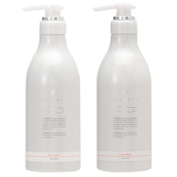 デミ コスメティクス フローディア シャンプー スリークモイスト a 550mL + トリートメント スリークモイスト b 550gの通販は 7,633円