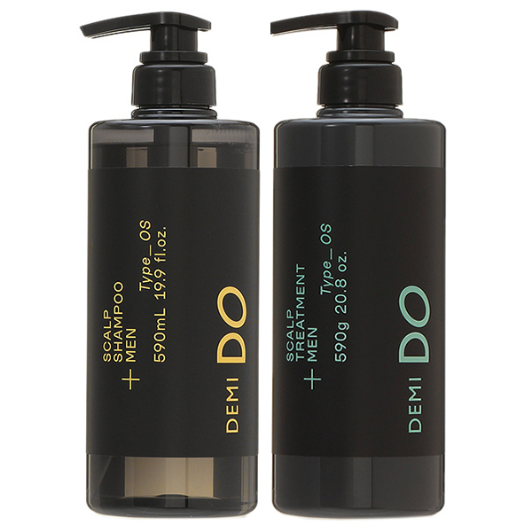 【セット】 デミ ドゥ DEMI DO スカルプシャンプー メン OS NS9 590mL + ヘア＆スカルプトリートメント メン OS NS4 590g