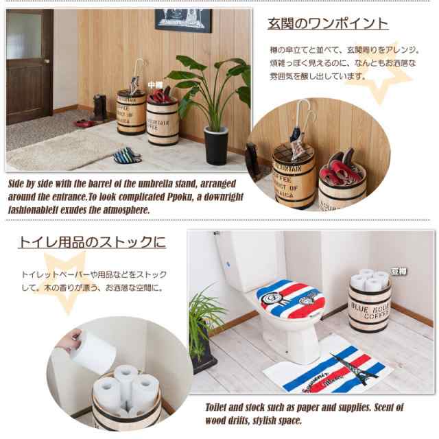 国産ヒノキ材 樽 特大サイズ 日本製で完成品 国産ヒノキ材でタル職人によるハンドメイド 日用品・生活雑貨 収納用品 「送料無料 ポイント