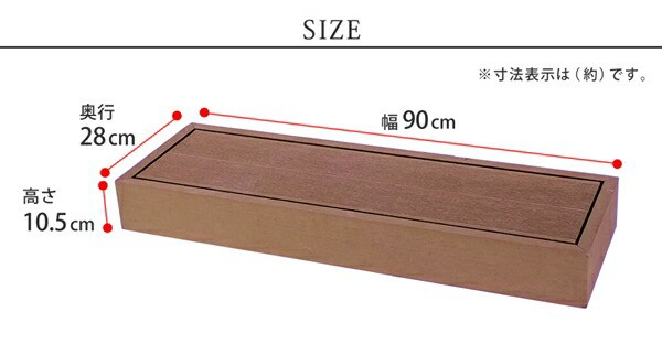 人工木ウッドデッキ ecofeel（エコフィール）ステップ ガーデニング