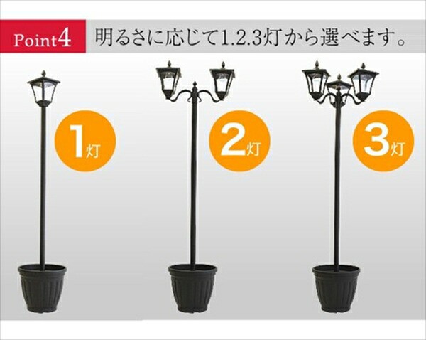 植木鉢付きソーラータイプ街灯 2灯 エクステリア ライト・イルミネーション 玄関ライト a15480 FL-2093 ヨーロッパの街灯 自動点灯  オレの通販はau PAY マーケット 全品送料無料ゆとり生活研究所 au PAY マーケット－通販サイト