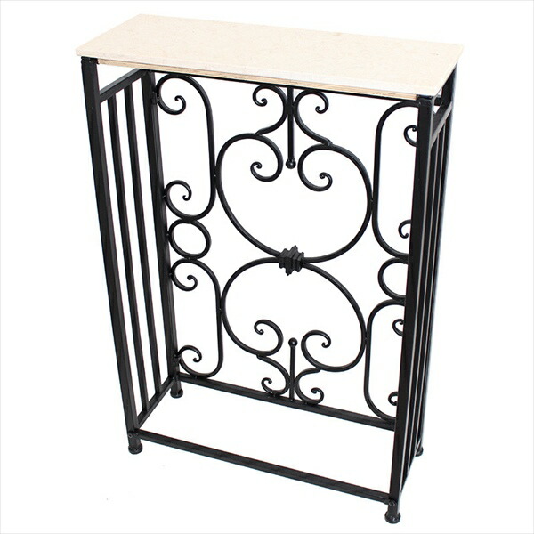 アラベスク 大理石 コンソールテーブル 幅62cm テーブル コンソールテーブル FM-285-S 高級感 エレガント アンティーク風 リビング ヨーの通販は