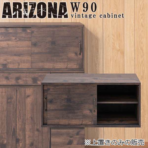 【ポイント7% クーポン進呈 送料無料】ARIZONA 引戸キャビネット 幅90cm 収納家具 テレビ台・ローボード fy-0133 一人暮らし 新生