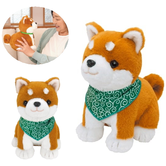 音声認識ぬいぐるみ しばいぬコウタ バンダナ付きセット 柴犬