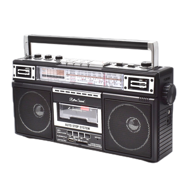 レトロサウンド・ラジオ・カセット・レコーダー ラジカセ レトロ 昭和