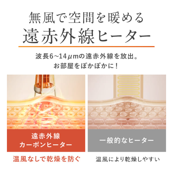 電気ヒーター NUKUREA ヌクレア カーボンヒーター ヒーター 足元ヒーター 遠赤外線ヒーター 電気ストーブ おしゃれ レトロ NIPLIFE デスクヒーター 足元 暖房 フットヒーター 足 足元 足冷え 足冷え対策 暖房器具 安全 静音 暖房グッズ 冷え性対策 おすすめ 人気_4
