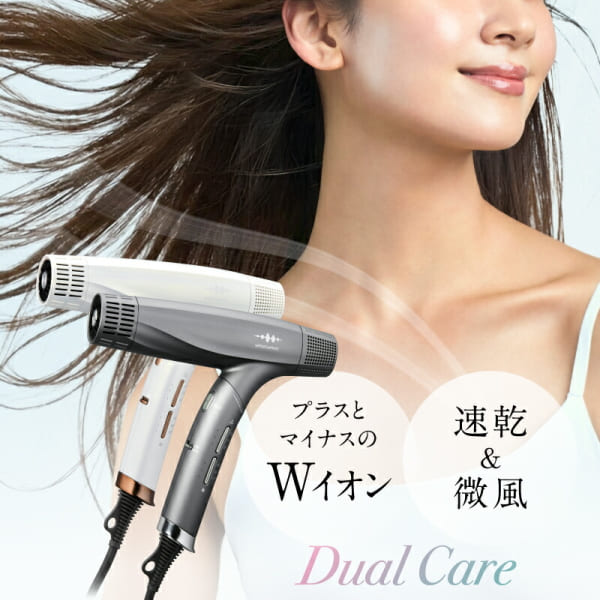 WAVE WAVE Dual Care Dryer デュアルケア ドライヤー グレー/ホワイト 