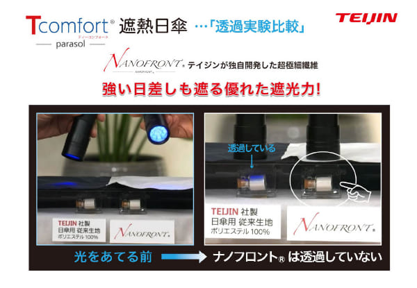 テイジン Tcomfort 晴雨兼用 遮熱パラソル 2026年モデル グレージュ/ネイビー 晴雨兼用傘 傘 日傘 折りたたみ 帝人 アクシア teijin 帝人アクシア 遮熱 軽量 ナノフロント UVカット 遮熱日傘 メンズ 男性用 レディース 女性用 誕生日 バースデー プレゼント ギフト 贈り物_13