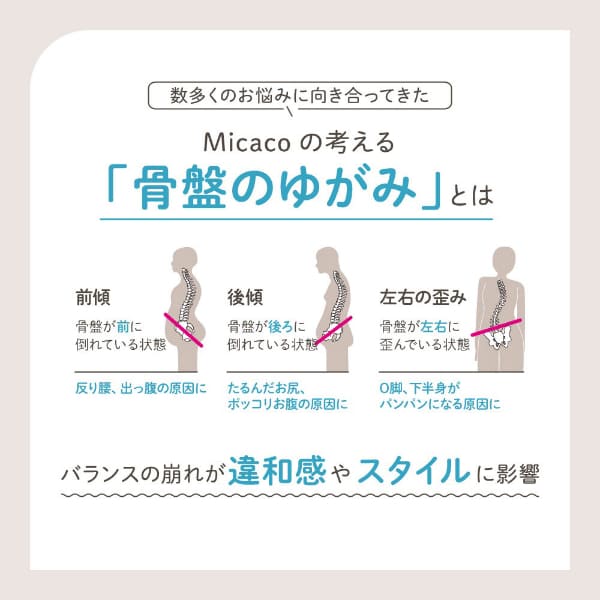 Micaco インスパイリング 骨盤ストレッチエアーベルトEX ベルト 矯正