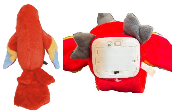 おしゃべりオウちゃん ぬいぐるみ オウム返し おもちゃ 鳥 動物