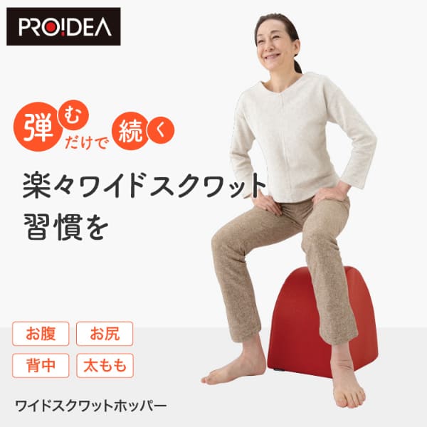 直送品・ワイドスクワットホッパー ダイエットクッション ダイエット器具 スツール 運動クッション スクワット ワイドスクワット ストレッチ バレエ KANAMI トレーニング お尻 裏もも 内もも エクササイズ 体幹 室内 運動不足解消 有酸素運動 おすすめ 人気 6,958円
