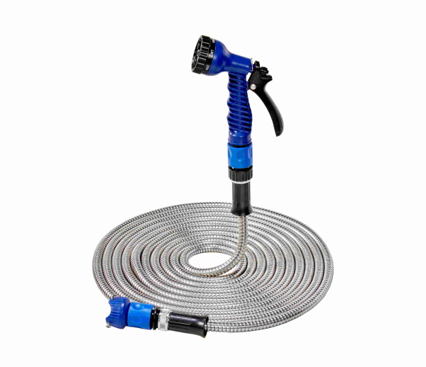 ガーデンステンレスホース 15m ホース 散水ホース おしゃれ ステンレスホース 散水器具 散水用品 散水ノズル 散水 ノズル 園芸 ガーデの通販はau Pay マーケット ヘルシーラボ